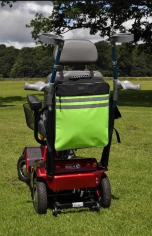 Splash Crutch/Walking Stick Bag For Wheelchairs & Scooters