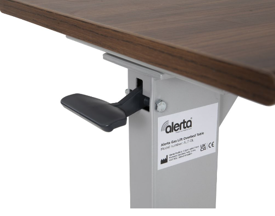 Alerta Gas Lift Overbed Table