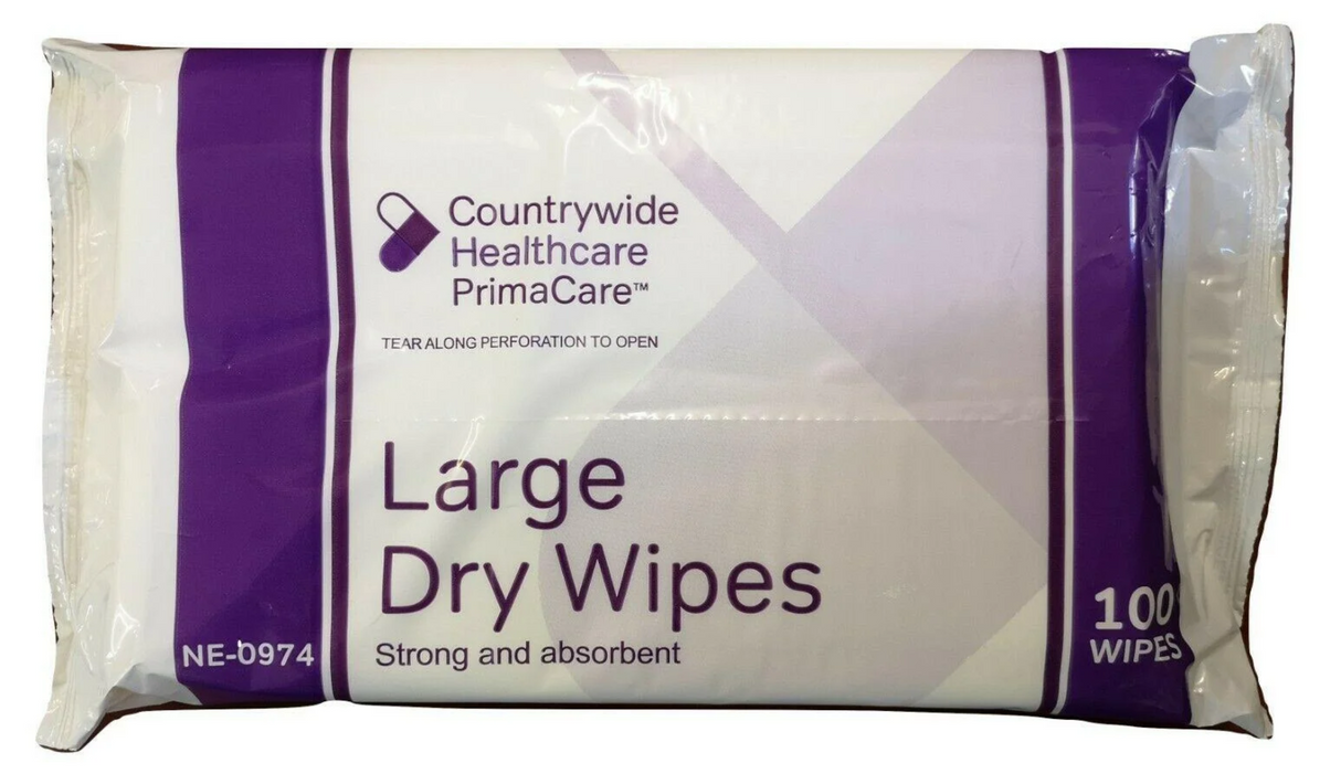 Large Patient Dry Wipes