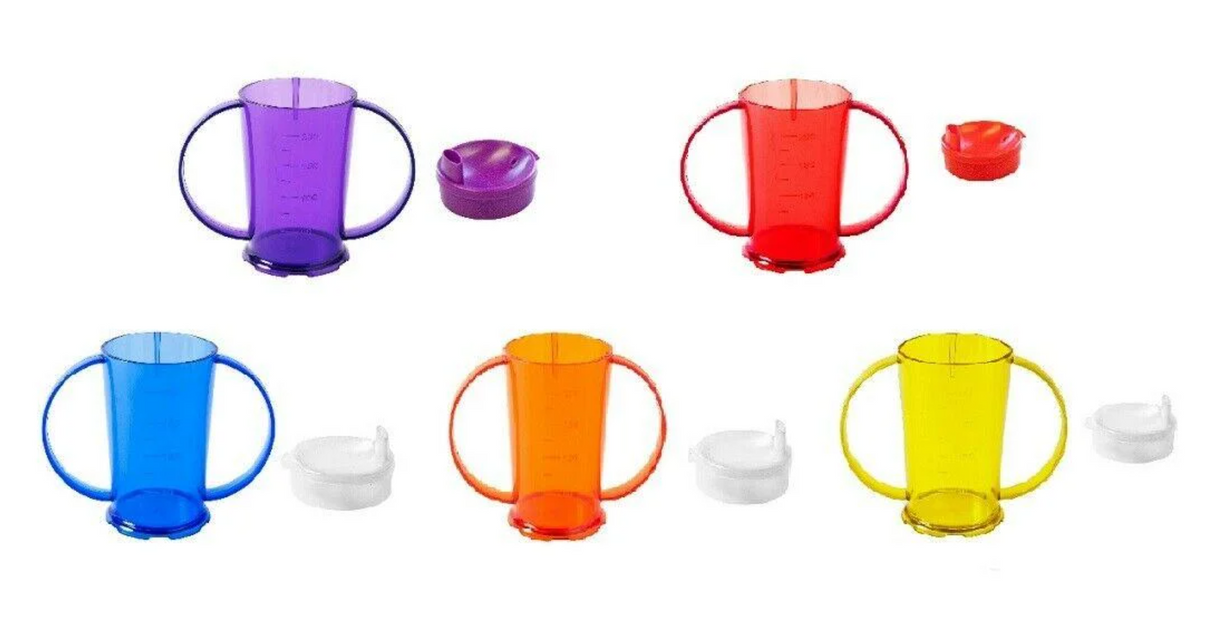Two Handled Graduated Beaker With Narrow or Wide Spout Lid