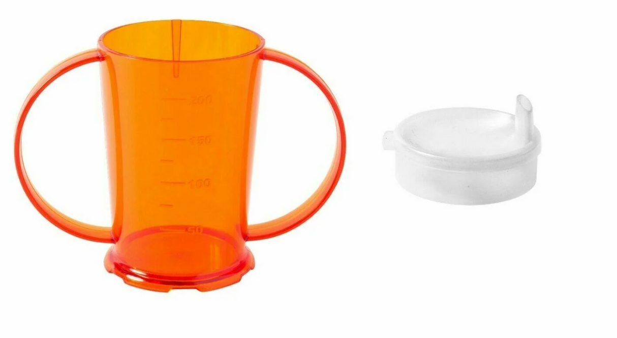 Two Handled Graduated Beaker With Narrow or Wide Spout Lid