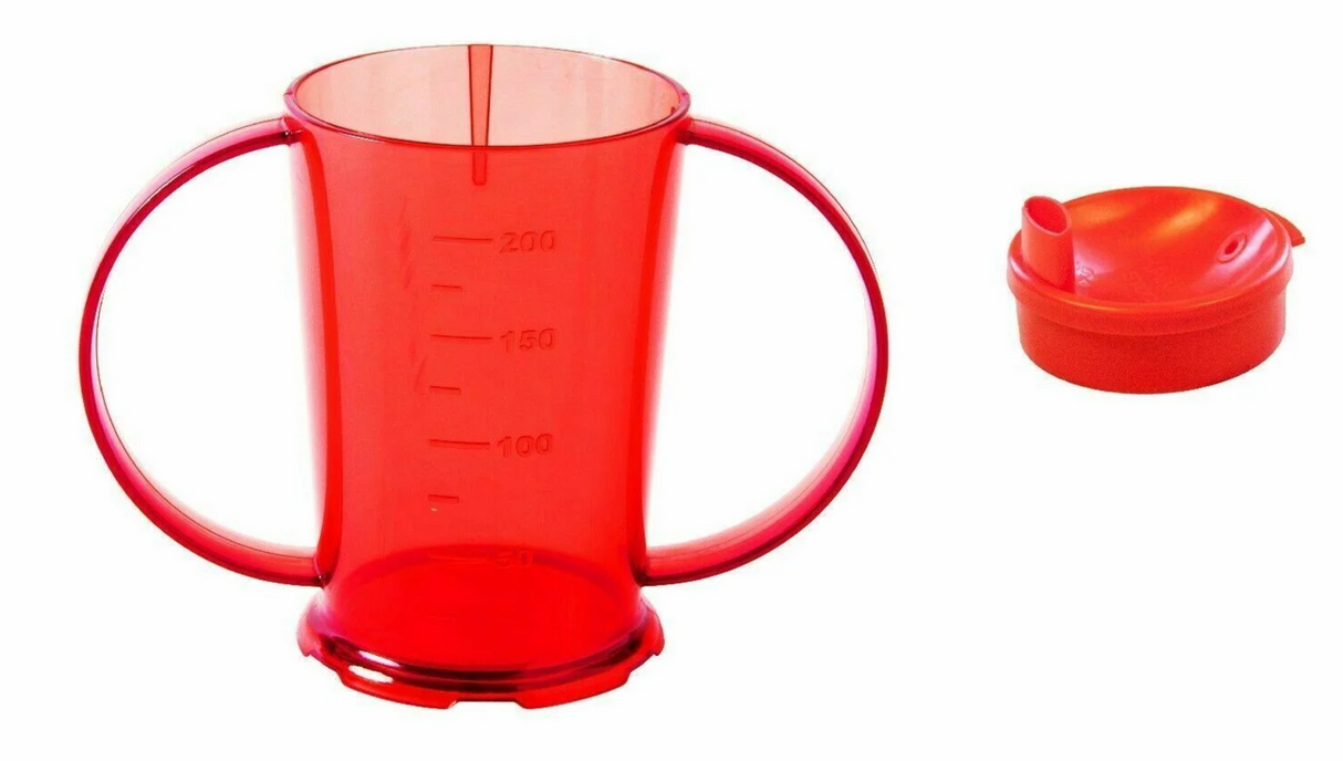 Two Handled Graduated Beaker With Narrow or Wide Spout Lid