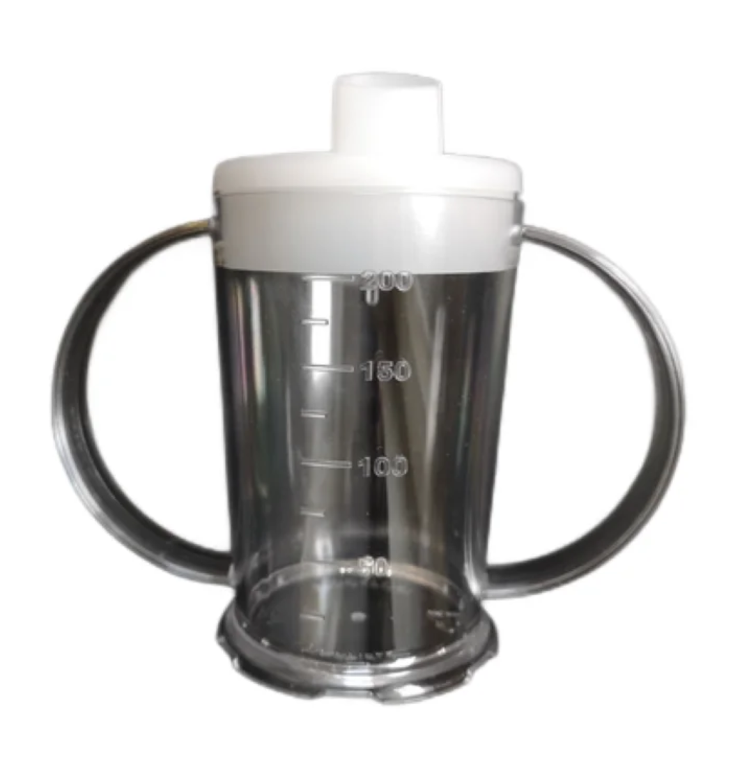 Two Handled Graduated Beaker With Wide or Narrow Spouted Lid