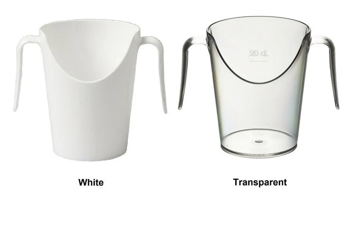 Two Handled Nose Cut Out Drinking Cup