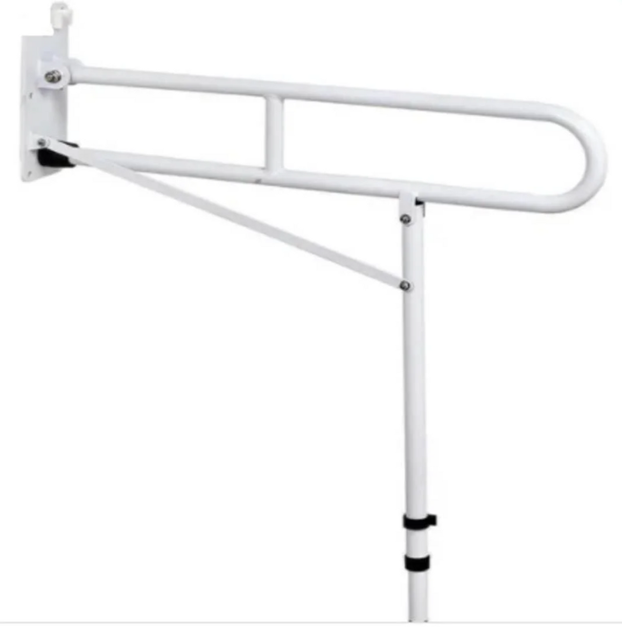 Toilet Rail - Economy Drop Down Rail With Leg