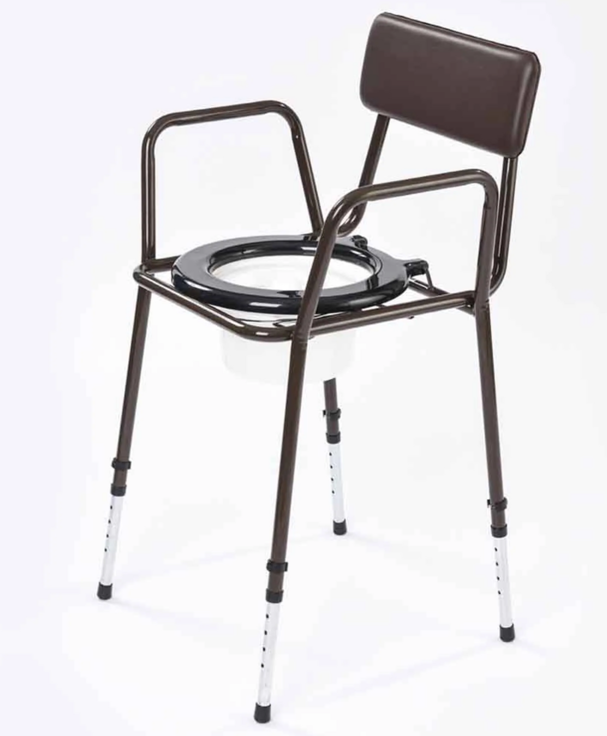Dovedale Adjustable Commode: Height-Adjustable, Stackable Toileting Aid 180kg