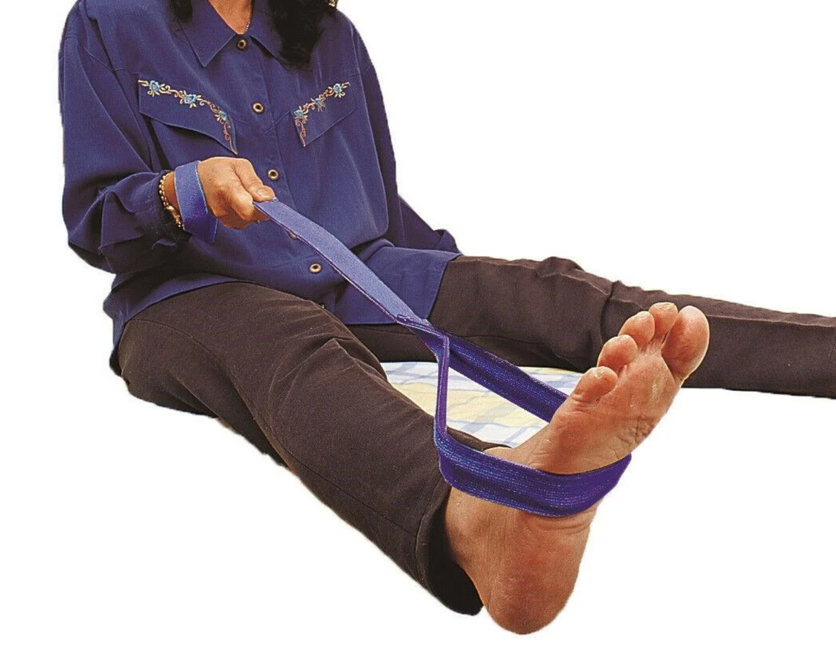 Long Leg Lifter Strap: Independent Dressing and Repositioning Aid (33" Reach)