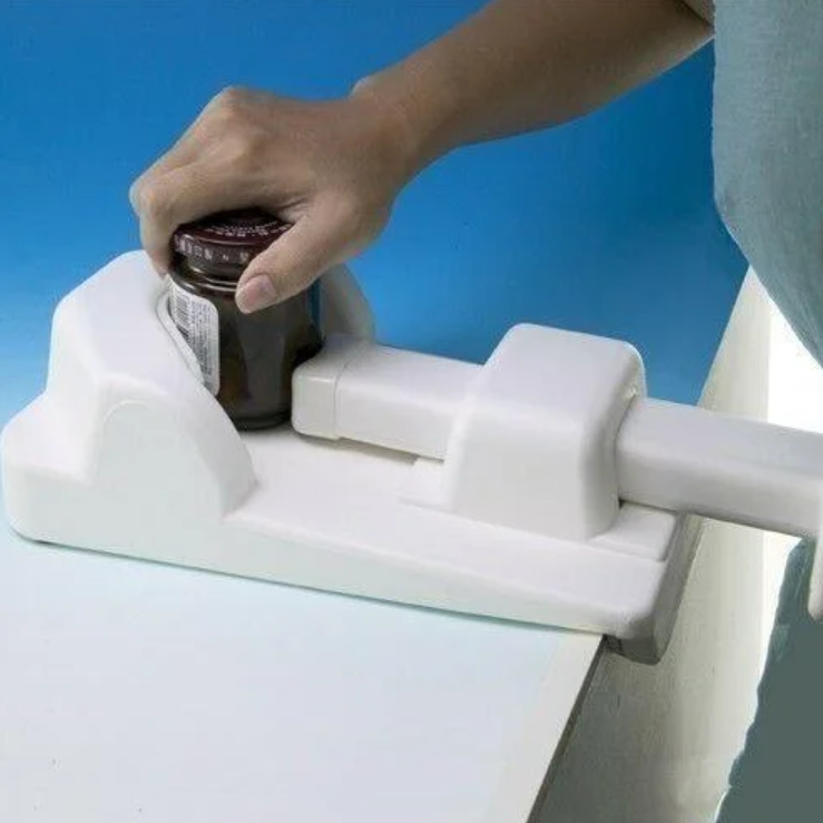 Jar And Bottle Holder One Handed Gripper - Belly Clamp