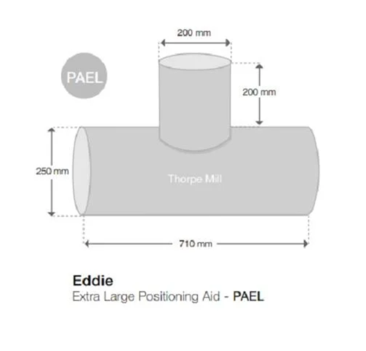 T-Roll Leg Positioner | Hip Abduction, Posture Control, Wipe-Clean (Multiple Sizes)