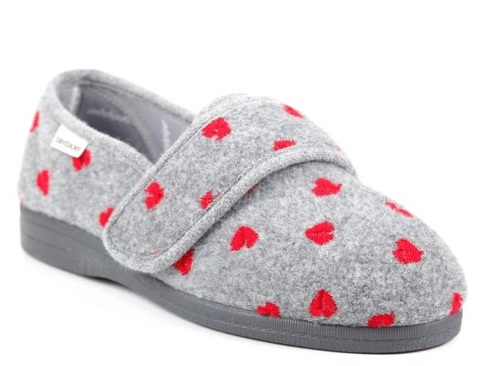 Sophie Extra Wide Ladies Slipper (Extra Wide Fit 4E-6E)