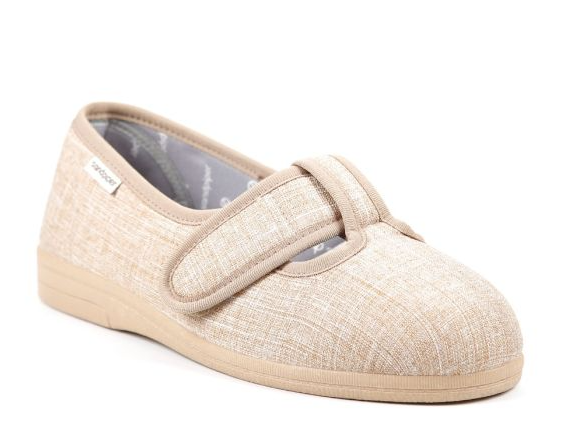 Tracy Ladies Extra-Wide Canvas House Shoe Extra Wide (4E-6E)