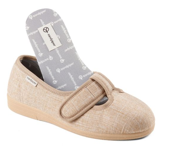 Tracy Ladies Extra-Wide Canvas House Shoe Extra Wide (4E-6E)