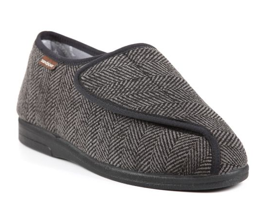 Gary Men’s Extra-Wide Bootie Slipper Extra Wide Fit (4E-6E)