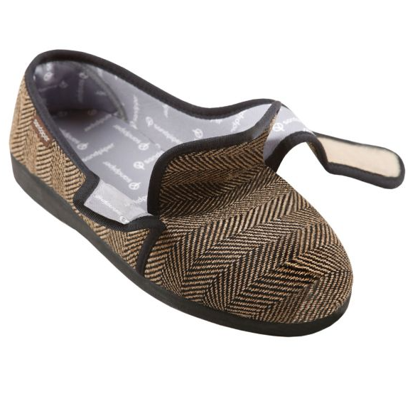 Steve Men’s Extra-Wide Slipper with Classic Style Extra Wide Fit (4E-6E)