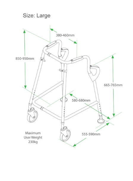 NRS Walk Safe® Walking Frame