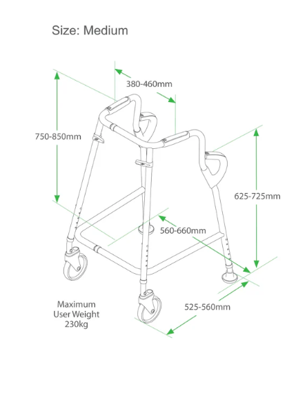 NRS Walk Safe® Walking Frame