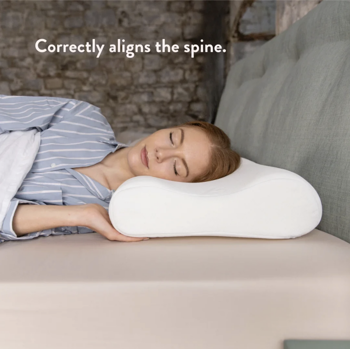 Anti-Snore Memory Foam Contour Pillow | Ergonomic Neck Support