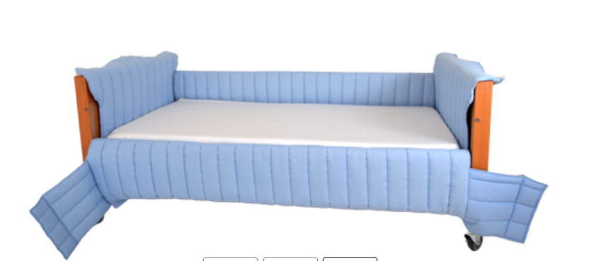 All-Round Bed Bumper Set | Breathable, Anti-Asphyxiation Protection for Profiling Beds