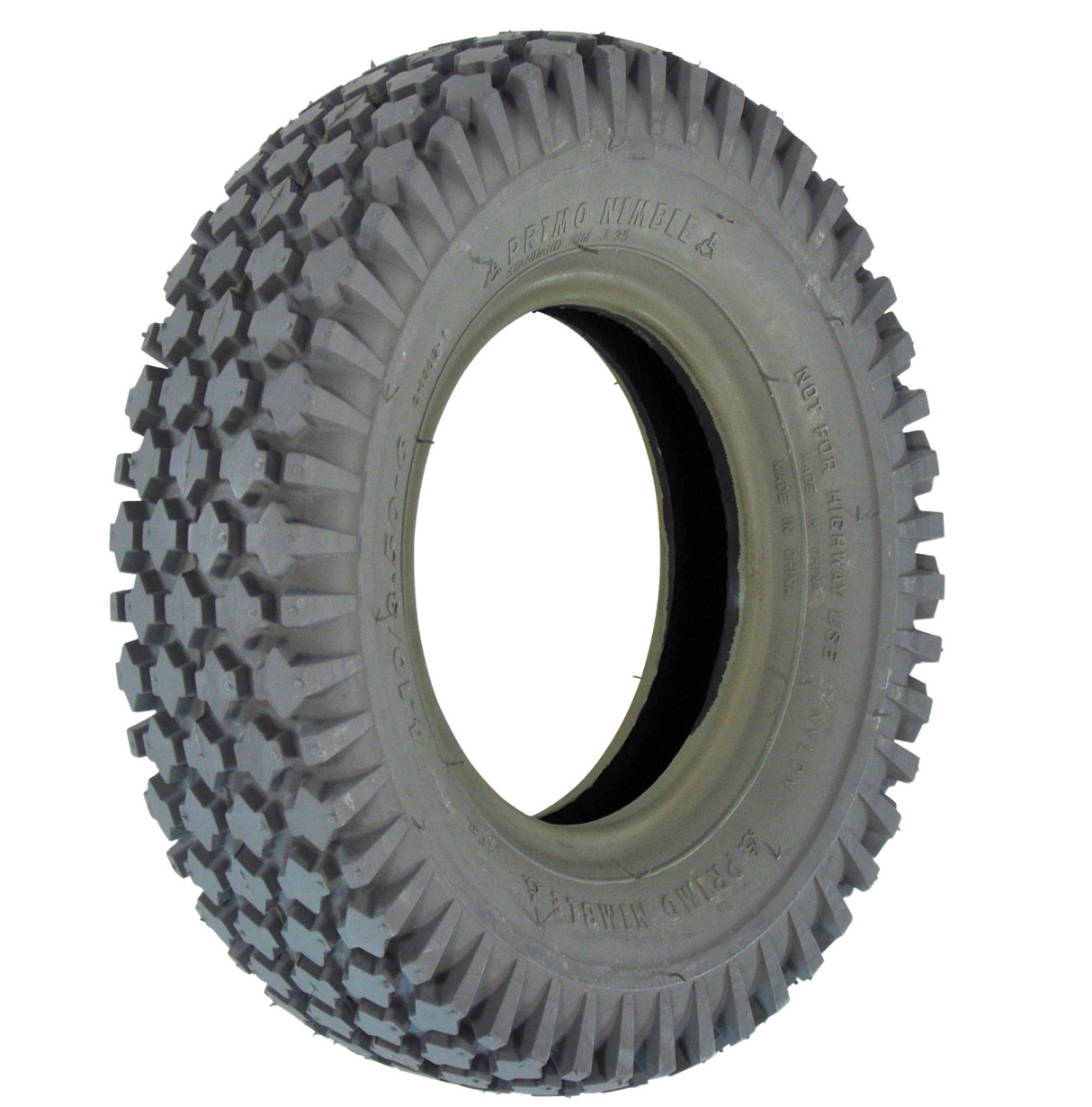 410/350 x 5 Mobility Scooter Tyres: Standard & Heavy-Duty Diamond Tread Options