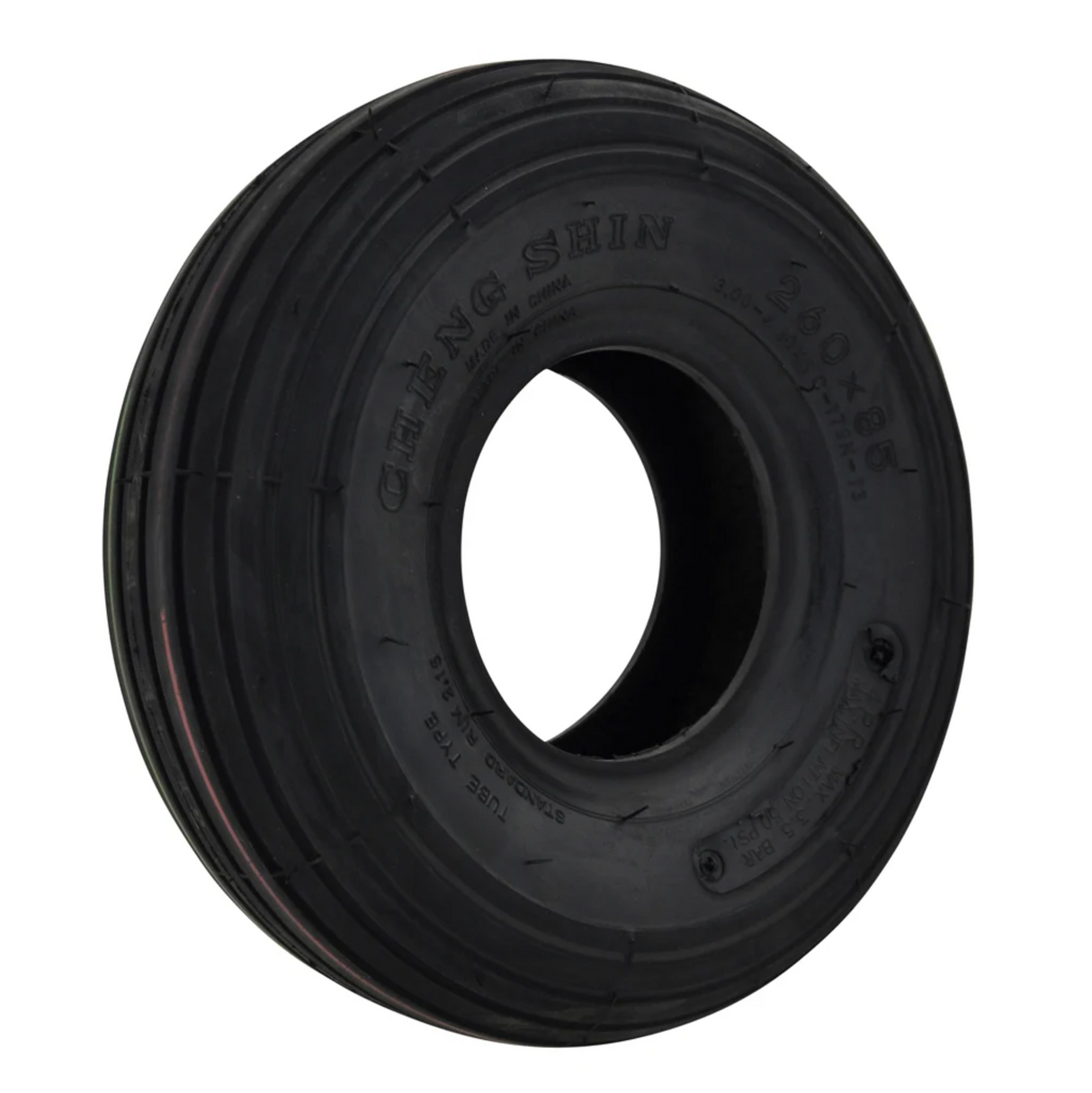 Mobility Scooter Pneumatic Tyres (300-4 / 260 x 85): Ribbed & Block Tread Options