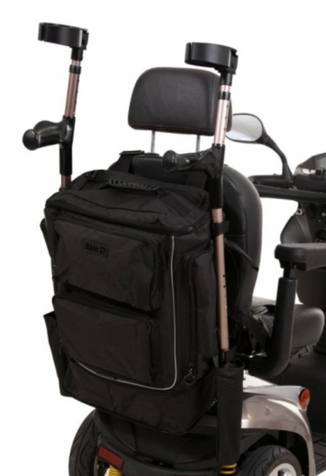 Mobility Scooter/Wheelchair Pannier Bag with Wallet on Mobility Scooter/Wheelchair Pannier Bag with Wallet on