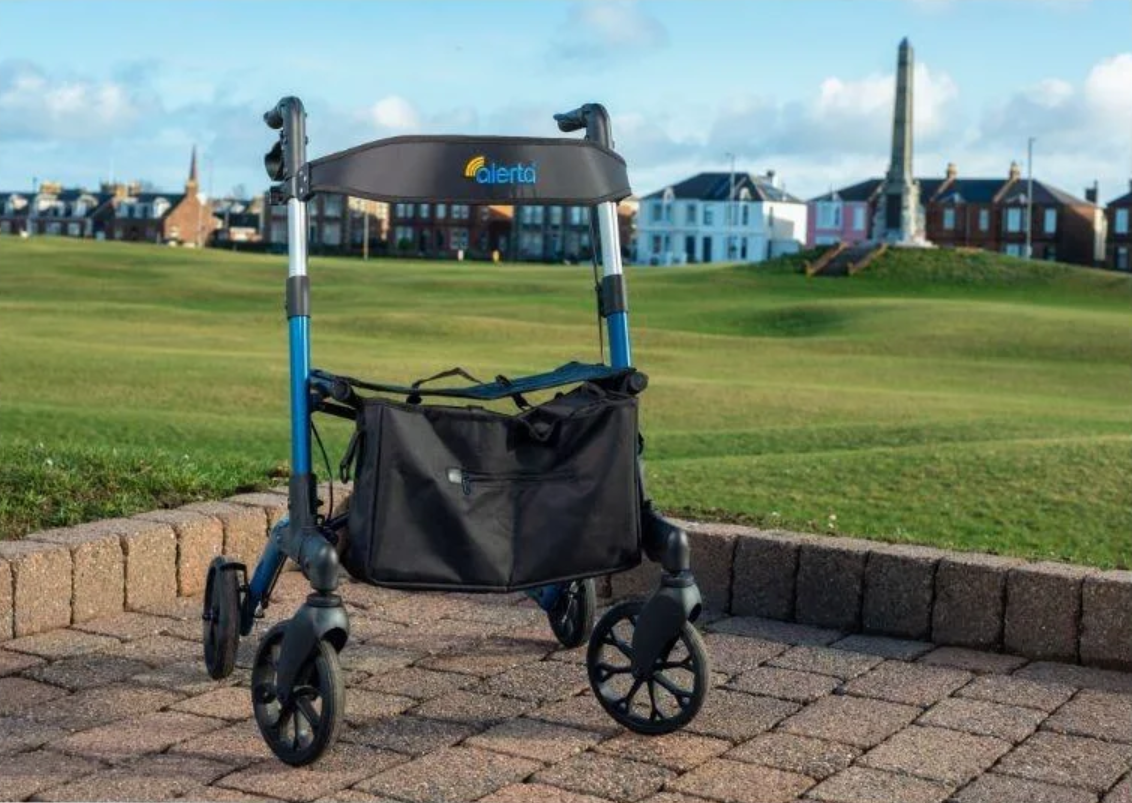 Alerta Four Wheel Aluminium Foldable Walker