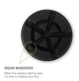 Flexyfoot Replacement Crutch Ferrule Foot