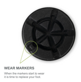 Flexyfoot Telescopic Walking Stick With Cork Handle