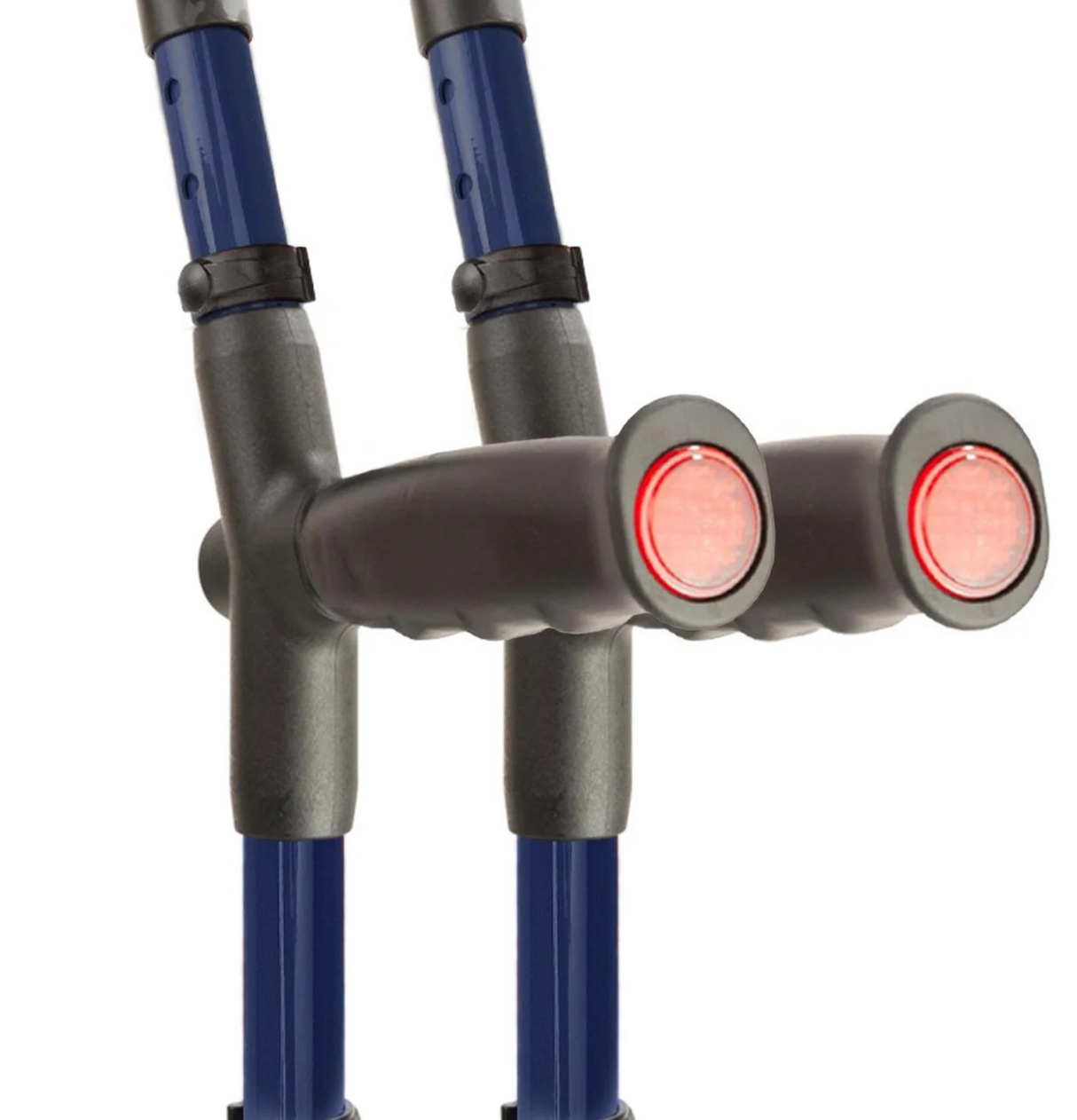 Flexyfoot Soft Grip Double Adjustable Crutches - Closed Cuff