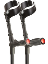 Flexyfoot Comfort Grip Double Adjustable Crutches - Closed Cuff