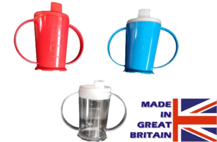 Two Handled Graduated Beaker With Wide or Narrow Spouted Lid