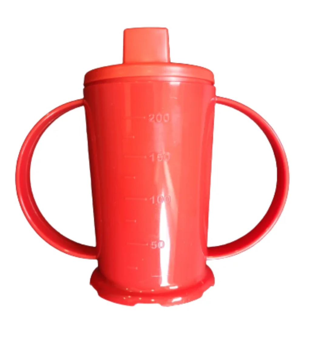 Two Handled Graduated Beaker With Wide or Narrow Spouted Lid