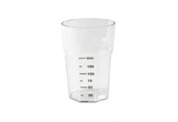 Graduated Adult Beaker - Clear Tumbler - 340ml capacity Pack of 1, 2 or 5
