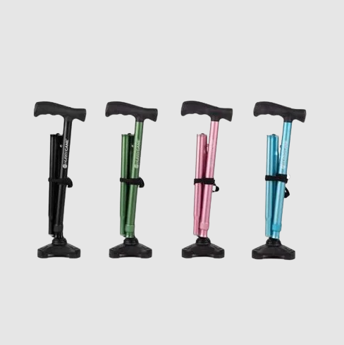 HurryCane Comfort Edition Folding Walking Stick