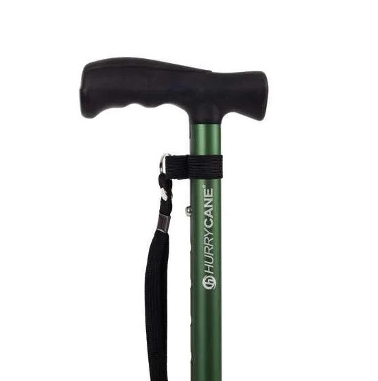 HurryCane Comfort Edition Folding Walking Stick