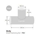 T-Roll Leg Positioner | Hip Abduction, Posture Control, Wipe-Clean (Multiple Sizes)