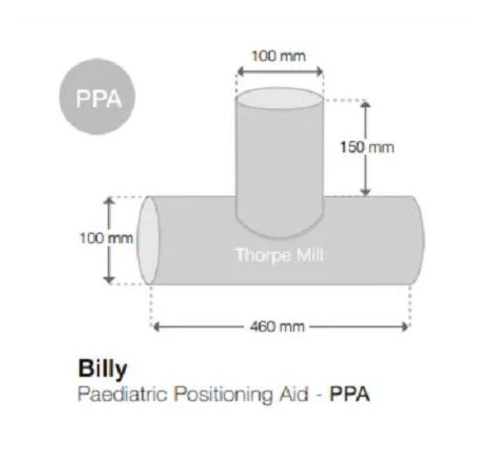 T-Roll Leg Positioner | Hip Abduction, Posture Control, Wipe-Clean (Multiple Sizes)