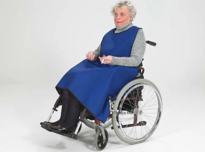 Fire Retardant Smoking Apron | PROBAN® Certified, Wide Coverage for Safety & Independence