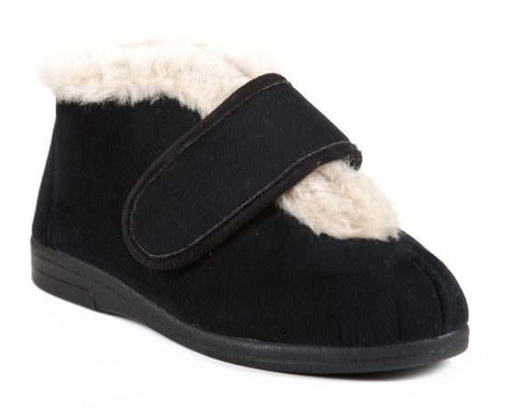 Val - Ladies Extra Wide Bootie Slippers (Extra Wide Fit 4E-6E)