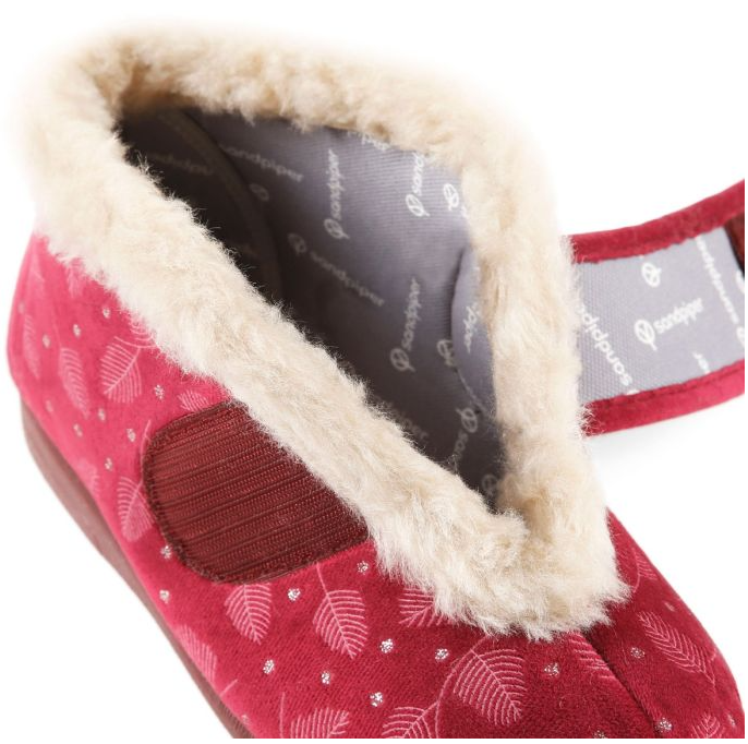 Val - Ladies Extra Wide Bootie Slippers (Extra Wide Fit 4E-6E)
