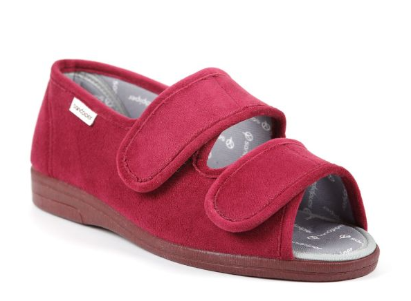 Doreen Ladies Ultra-Wide Open Toe Slipper Sandal Ultra Wide Fit (6E)