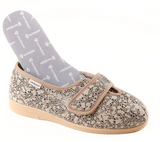 Sue Ladies Extra-Wide Low Cut House Shoe Extra Wide Fit (4E-6E)