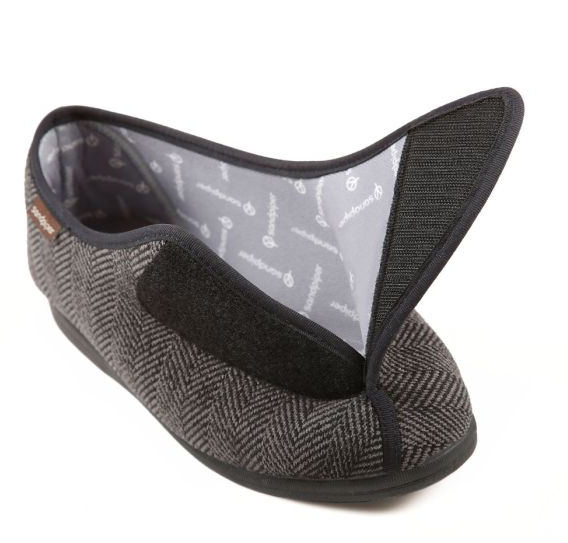 Gary Men’s Extra-Wide Bootie Slipper Extra Wide Fit (4E-6E)