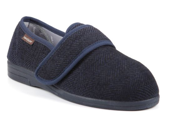 Steve Men’s Extra-Wide Slipper with Classic Style Extra Wide Fit (4E-6E)