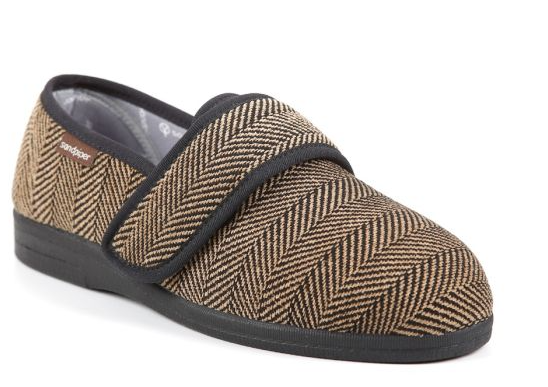 Steve Men’s Extra-Wide Slipper with Classic Style Extra Wide Fit (4E-6E)