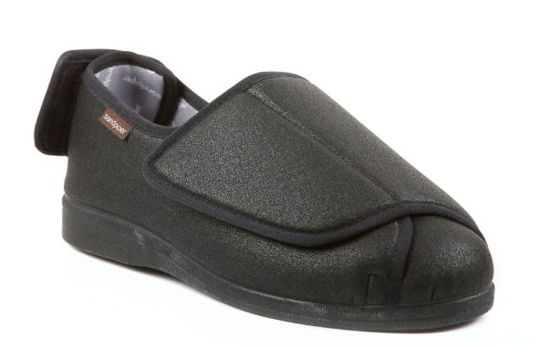 Wesley Men’s Extra-Wide Fold-Flat Slipper PU Upper Extra Wide Fit (4E-6E)