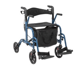 Alerta Aluminium Lightweight 2-in-1 Wheelchair Rollator