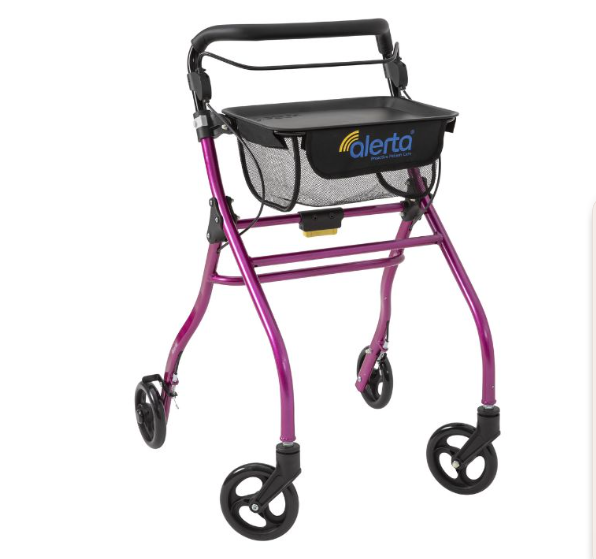 Alerta Four-Wheel Aluminium Indoor Rollator