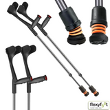 Flexyfoot Soft Grip Open Cuff Crutches