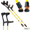 Flexyfoot Comfort Grip Open Cuff Crutches